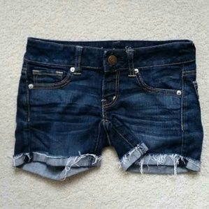 American Eagle Dark Denim Shorts